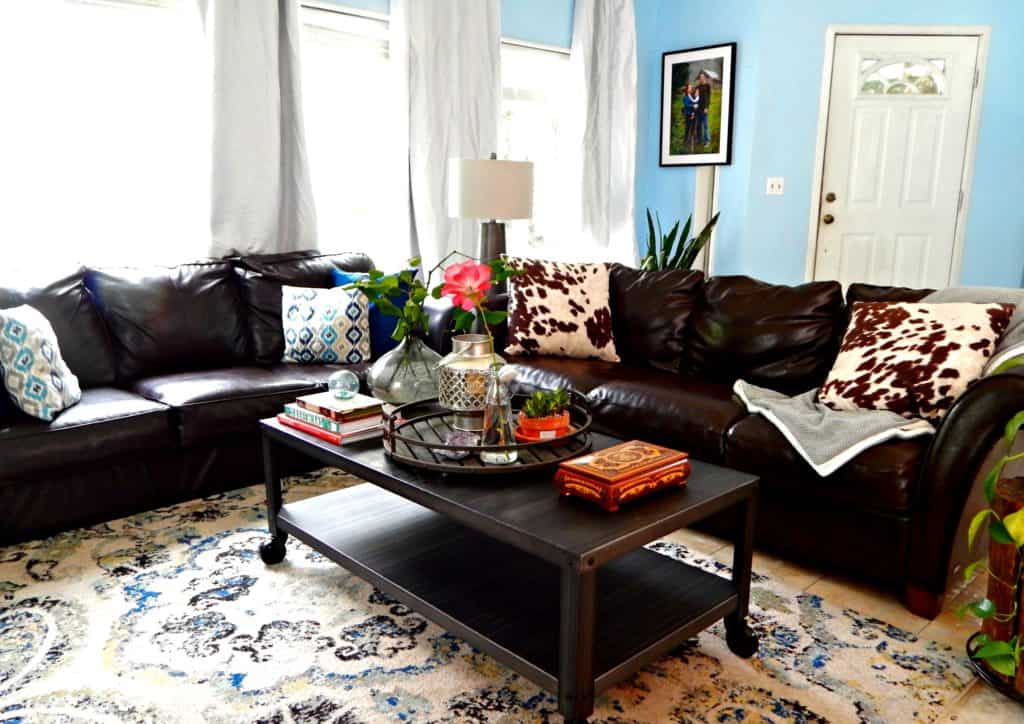 living room and furniture