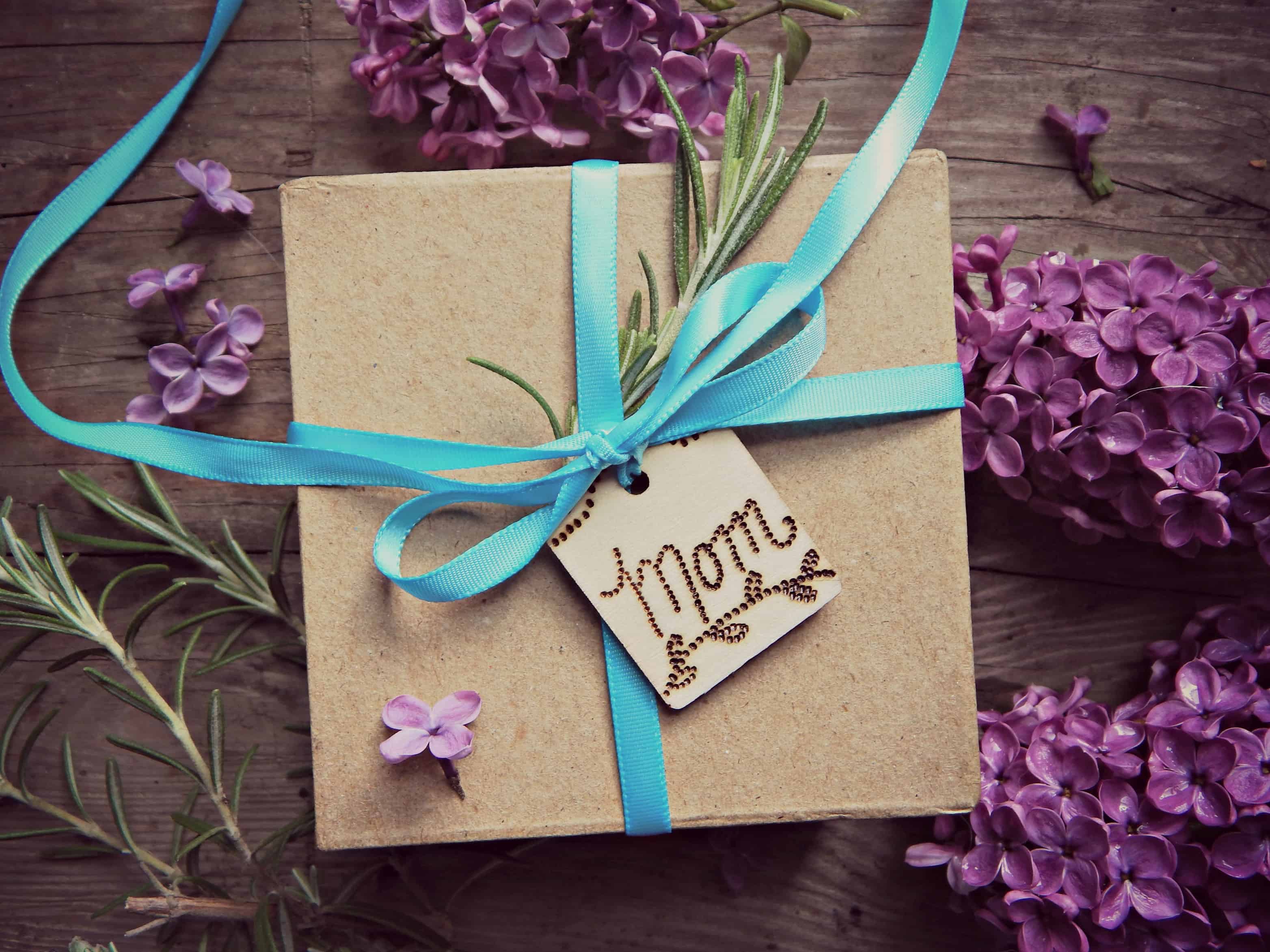 wood burned gift tags