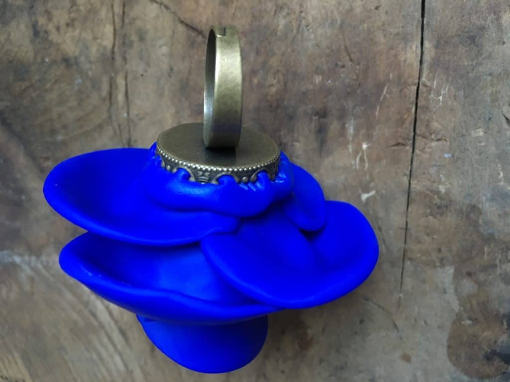 polymer rose ring tutorial