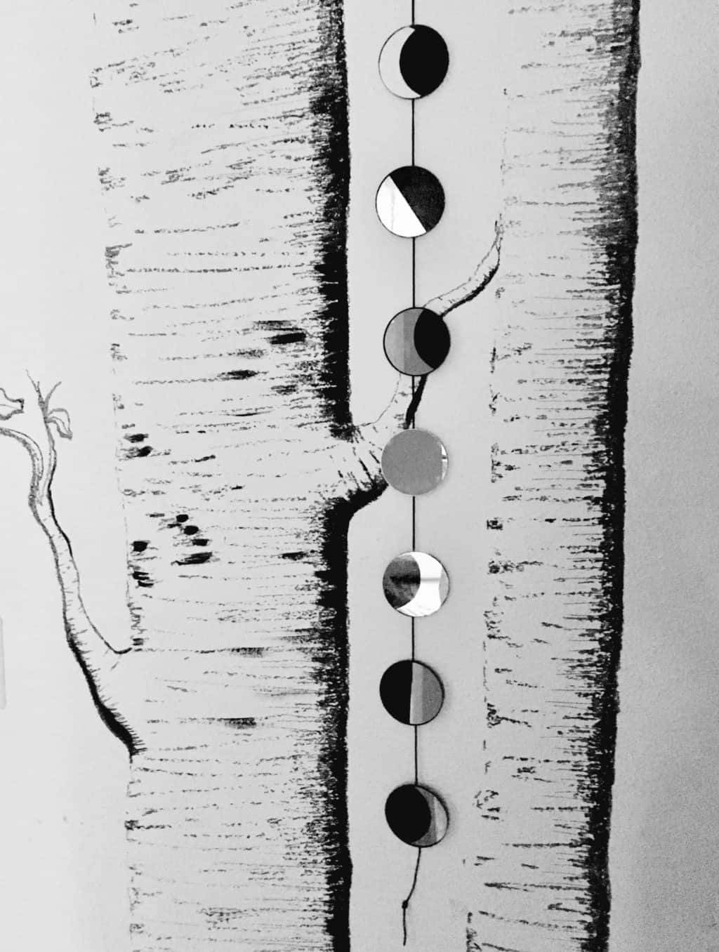 moon phase hanging craft