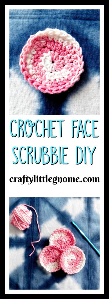 crochet face scrubbie