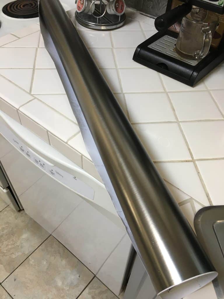 Before and After: Vinyl Dishwasher Cover