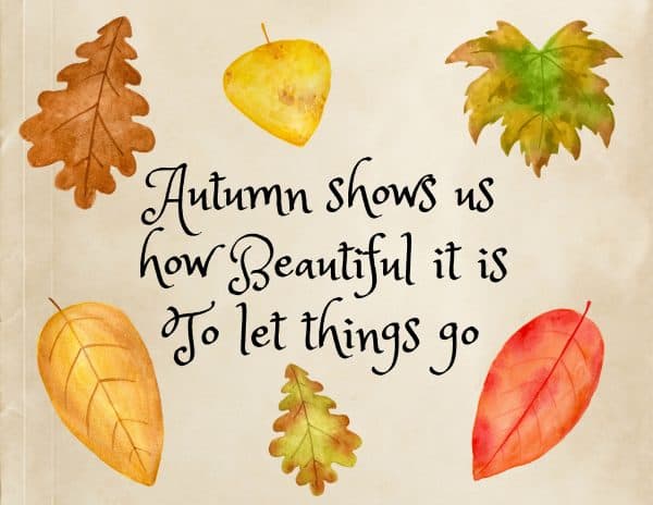 Free Autumn Printables- Watercolor and Calligraphy fall art