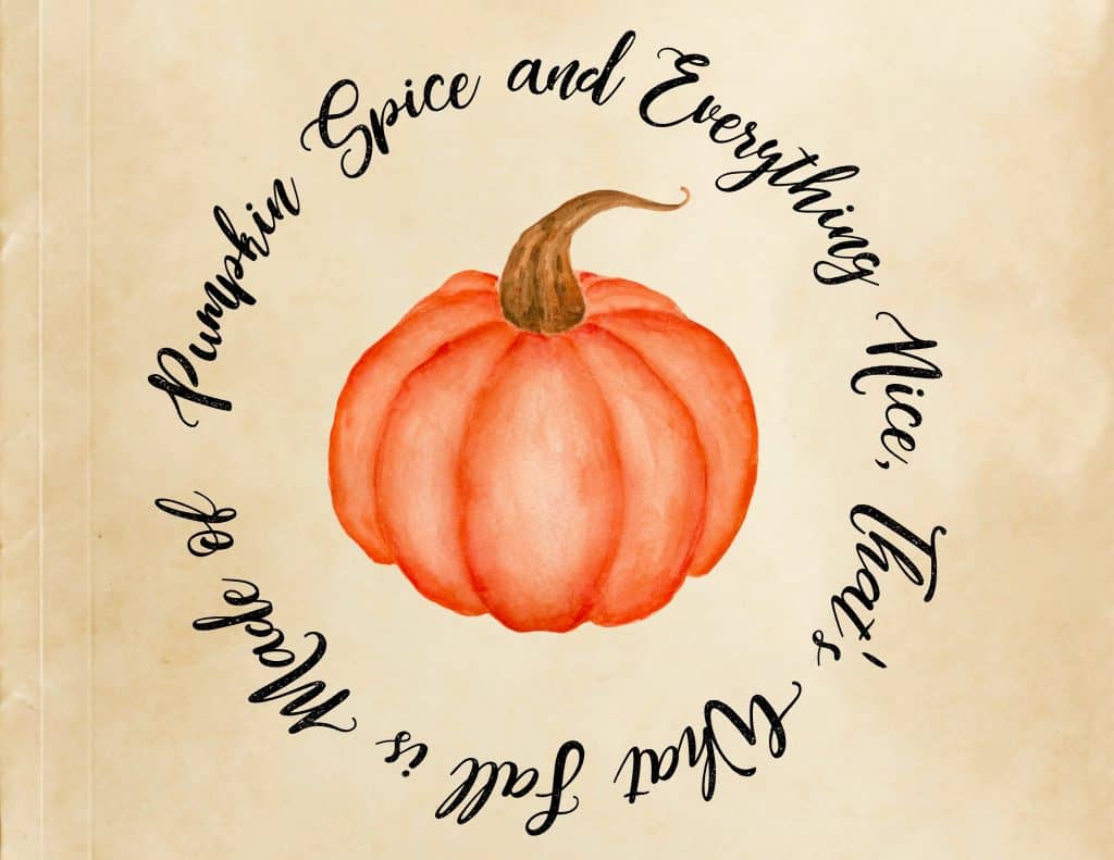 Free Autumn Printables- Watercolor and Calligraphy fall art