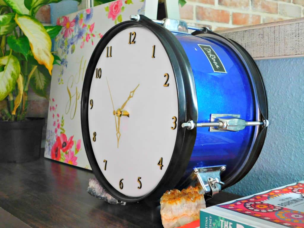 Drum Clock diy a working clock out of a recycled drum