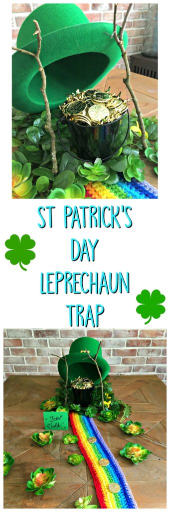 st patricks day leprechaun trap and free printable letter