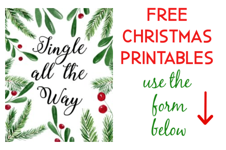 free christmas printable