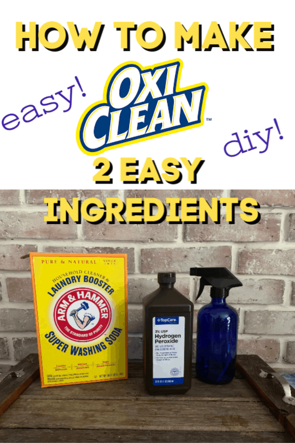 homemade OxiClean recipe graphic.