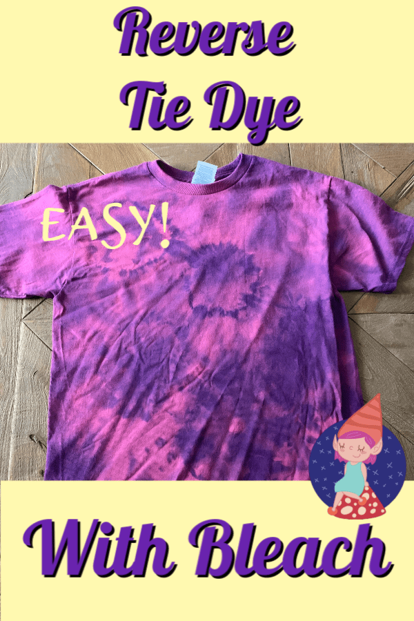 How to reverse tie dye clothing