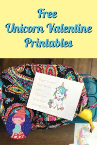 free unicorn valentine printables