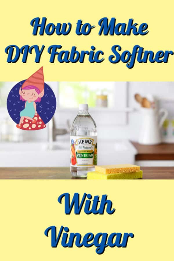 how to make diy fabric softener with vinegar