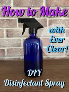 how to make disinfectant spray with alcohol