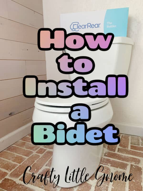 How to install a bidet