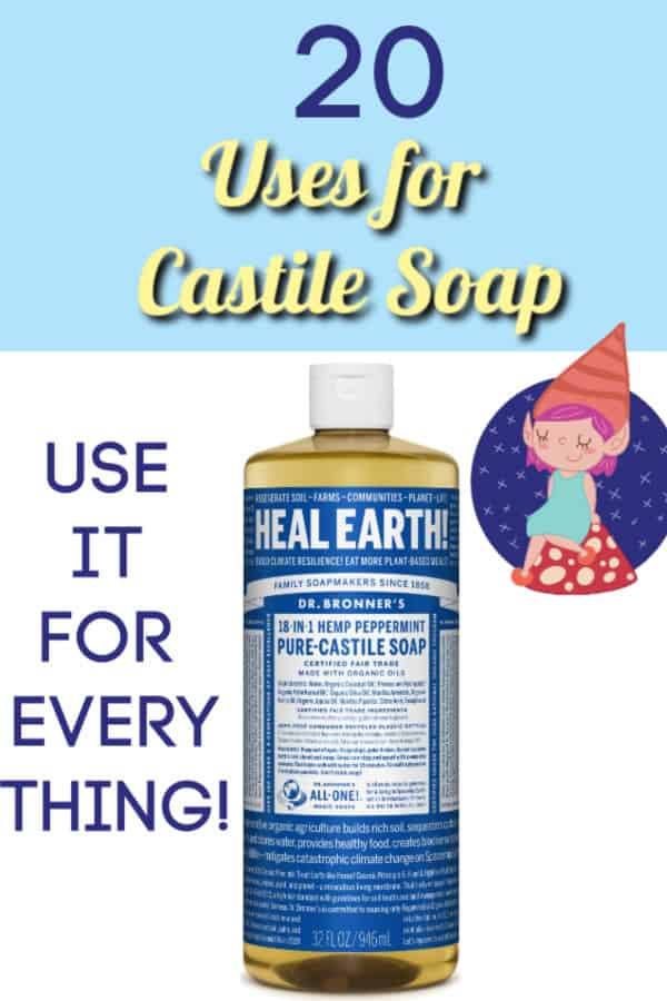 uses for castile soap graphic