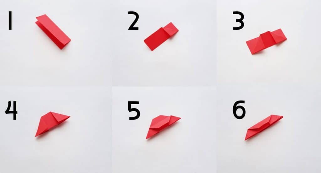 origami poinsettia instructions