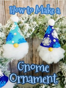 DIY gnome ornament