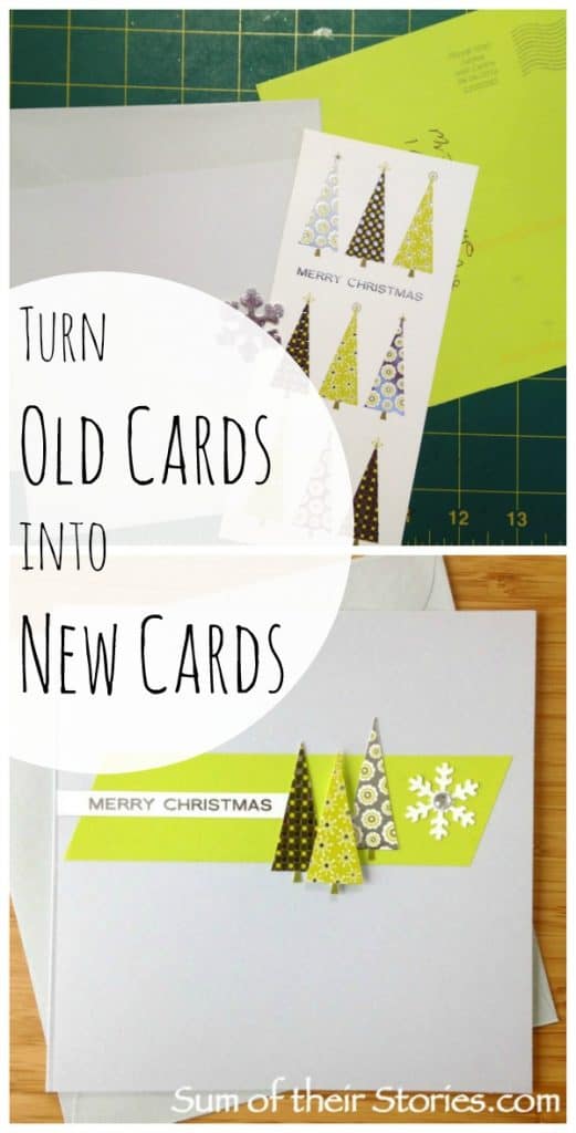 turn old cards into new cards