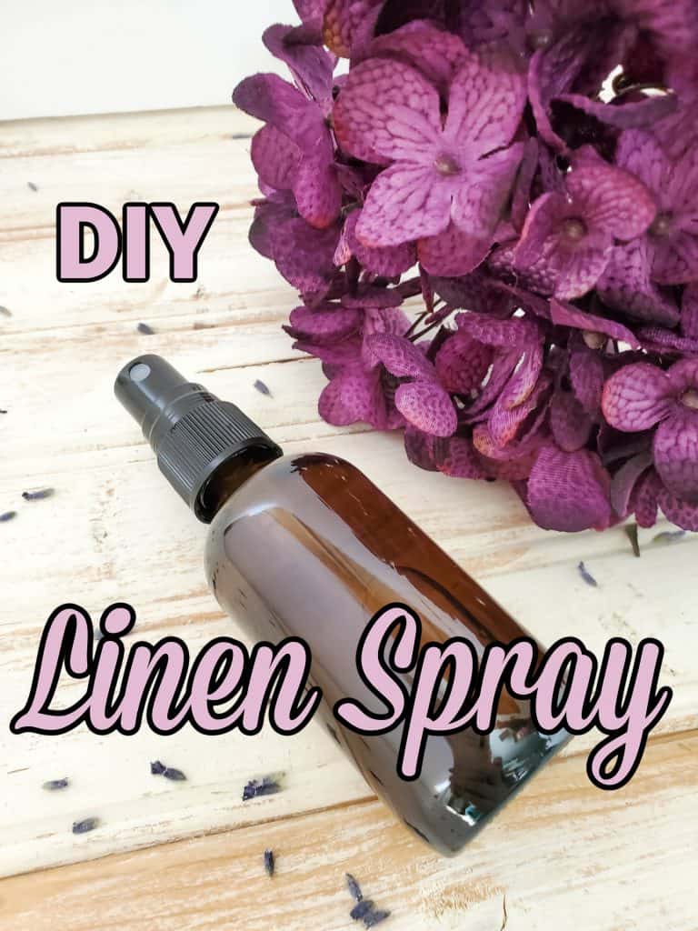 DIY linen spray graphic.