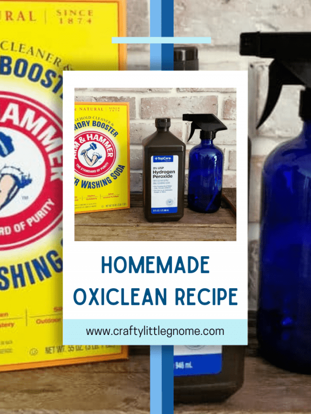 Homemade Oxiclean Recipe