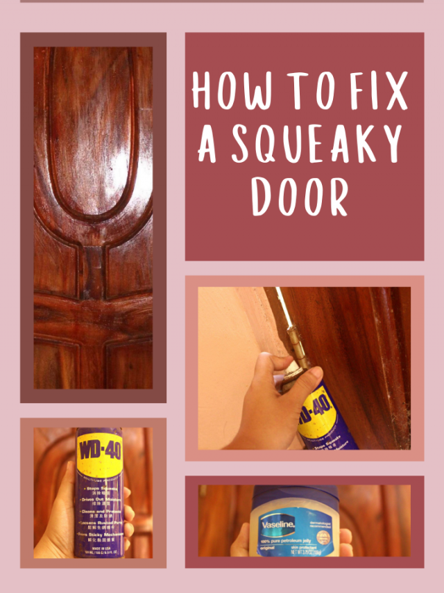 How to Fix a Squeaky Door