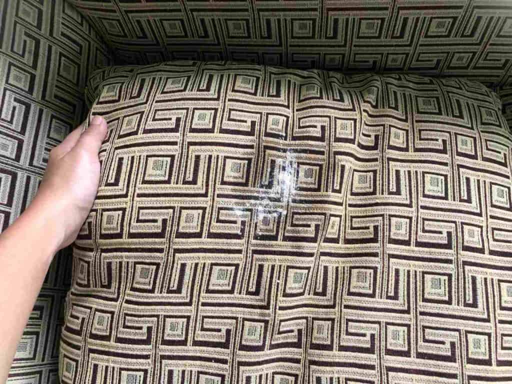 How to clean couch cushions before photo.