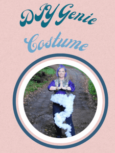DIY genie costume poster image.