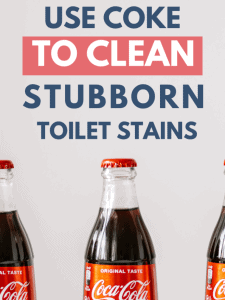 Learn how to clean a toilet with Coke. This cleaning hack with leave your commode sparkling clean..