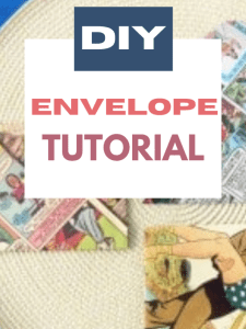 Learn how to make a simple DIY envelope using an old envelope as a template.