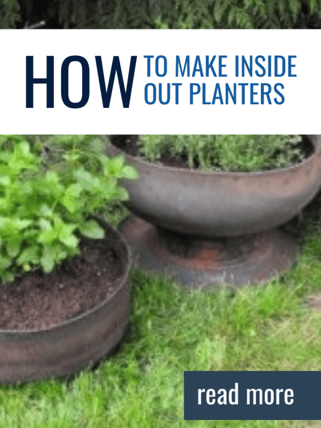 How to Make Inside Out Tire Planters