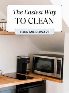 The easiest way to clean your microwave.