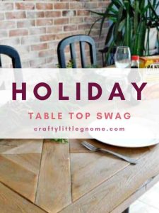 Holiday Tabletop Swag