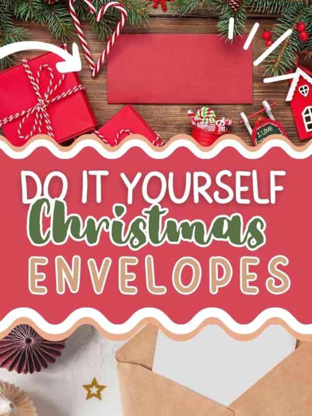 Easy DIY Christmas Envelopes