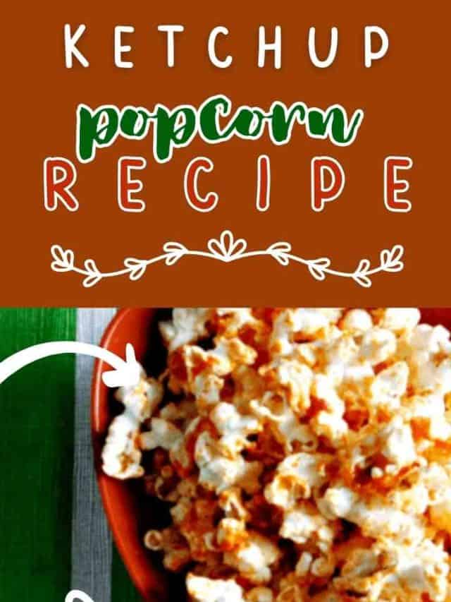 Ketchup Popcorn Recipe for the Big Game