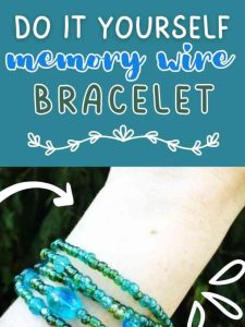 Memory Wire Bracelet DIY.