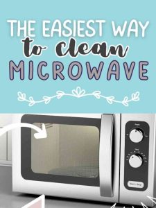 The easiest way to clean your microwave.